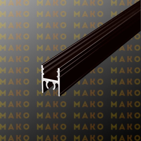 Профиль горизонтальный верхний MS210 Коньяк (A07)